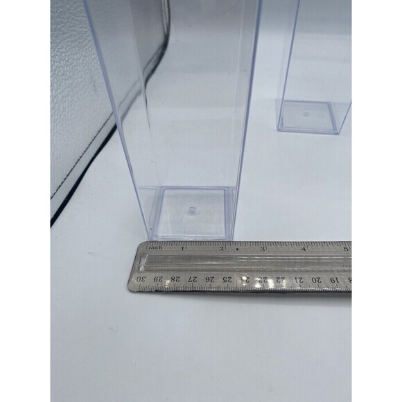 4 Pieces Clear Milk Carton Water Juice Bottles 17oz Capacity  Sealed Lid Square - Picture 4 of 4